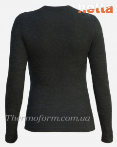 Термофутболка женская с шерстью для тренировок походов и повседневной носки WT01 Hetta